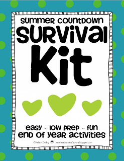 SUMMER COUNTDOWN SURVIVAL KIT + END OF THE YEAR FREEBIE