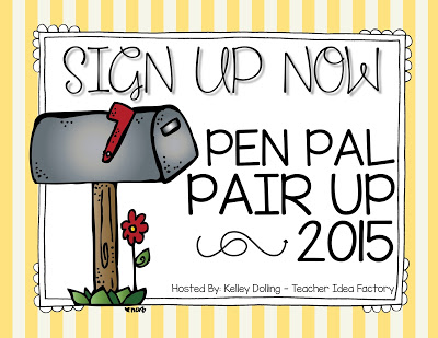 PEN PAL PAIR UP 2015 — TODAY IS THE DAY!