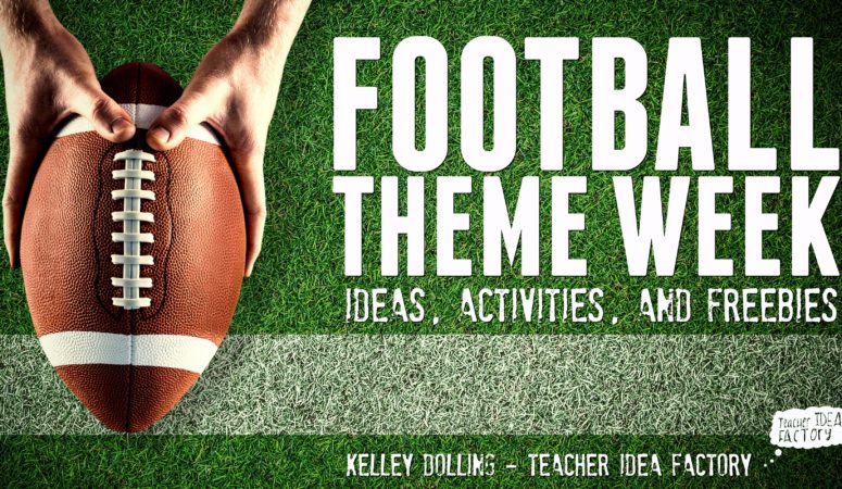 A FOOTBALL THEME WEEK THAT YOUR KIDS WILL LOVE . . . THANKS TO ORIENTAL TRADING